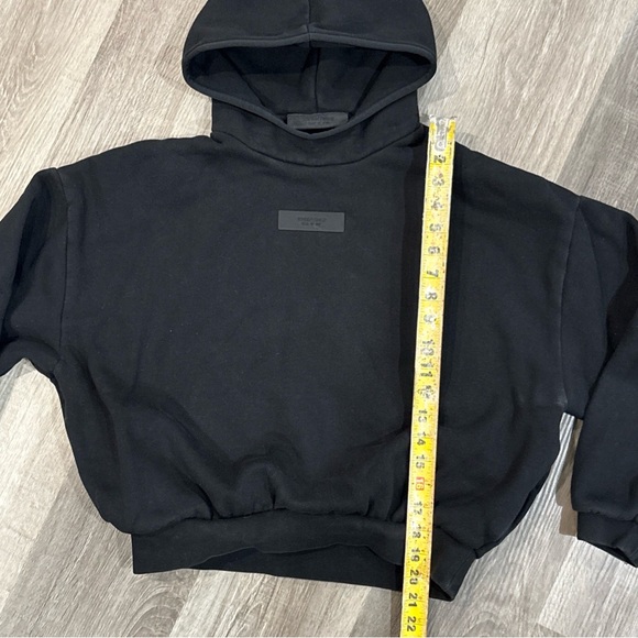 Fear Of God Essentials Hoodie Sweatshirt Black Size XXS Authentic Workout Woman